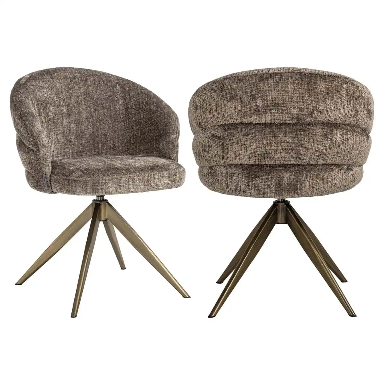 Krēsls Zendaya Richmond Interiors 79/60/61 cm niagara stone Chenille - N1 Home