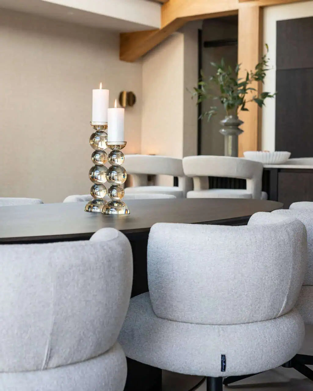 Svečturis Emie brown large Richmond Interiors 30/12/12 cm brūns - N1 Home