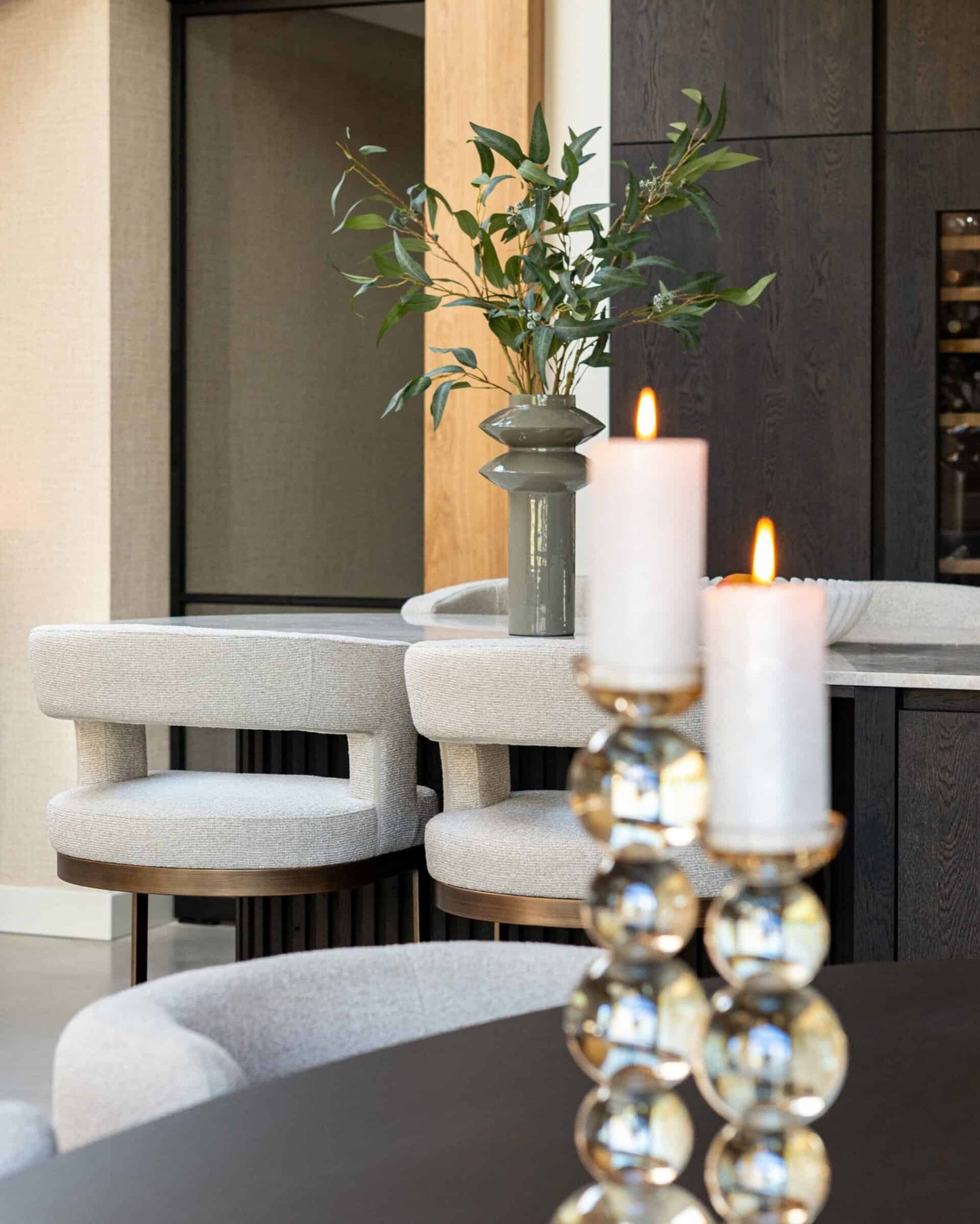 Vāze Flora Richmond Interiors 22/22/41 cm olive