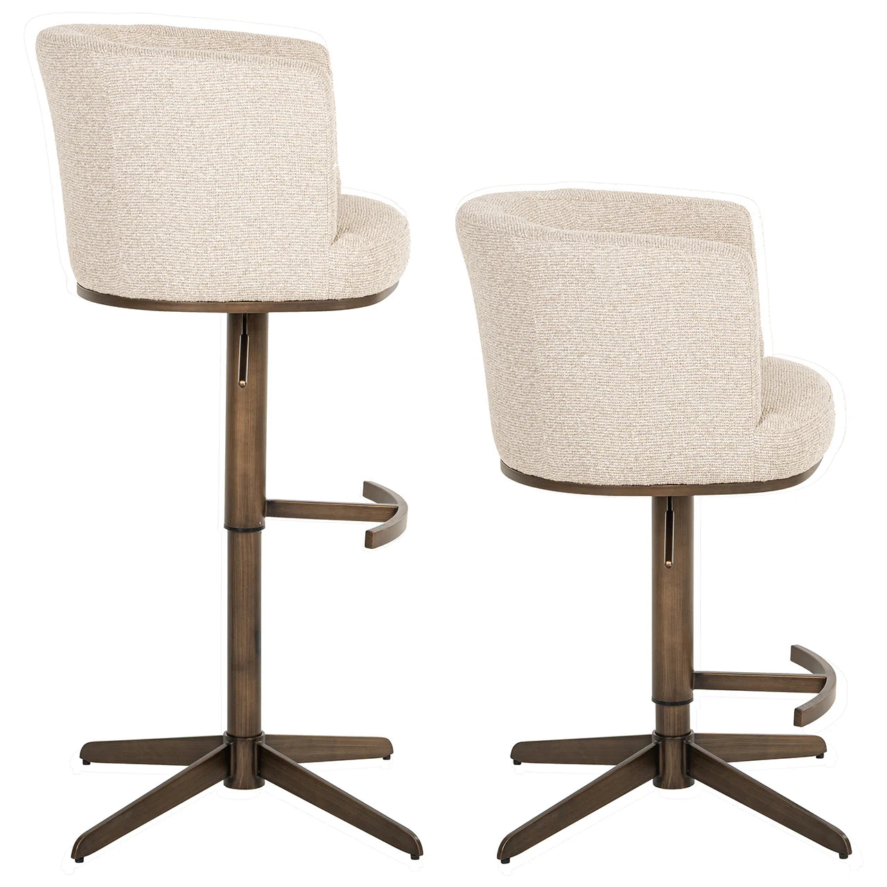 Bāra krēsls Cheyenne Richmond Interiors 92/56/53 cm bēšs - N1 Home