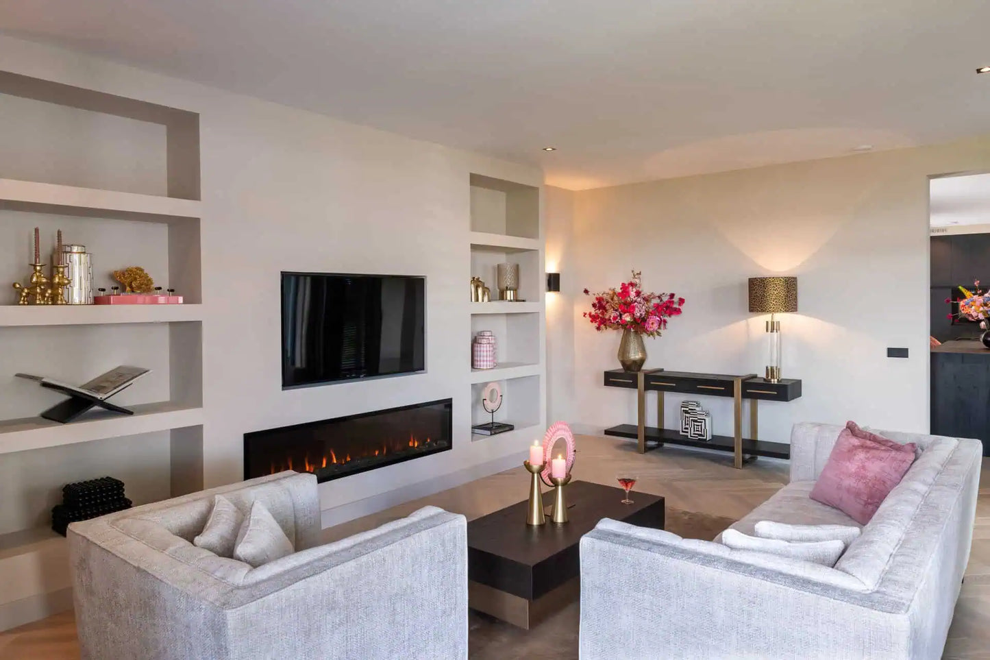 Kafijas galds Cambon dark coffee Richmond Interiors 35/140/65 cm brūns - N1 Home