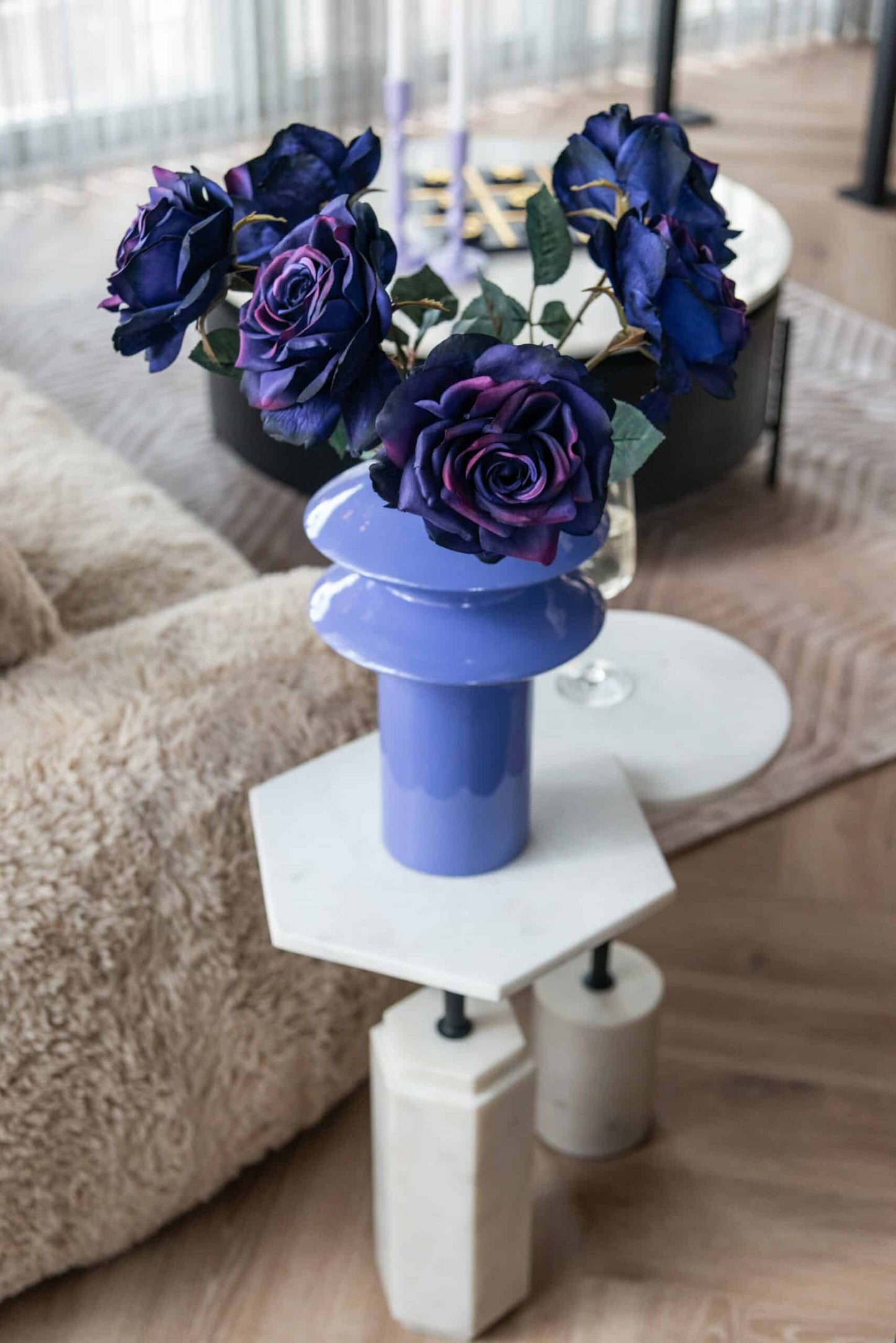 Vāze Cedar Richmond Interiors 22/22/33 cm purple