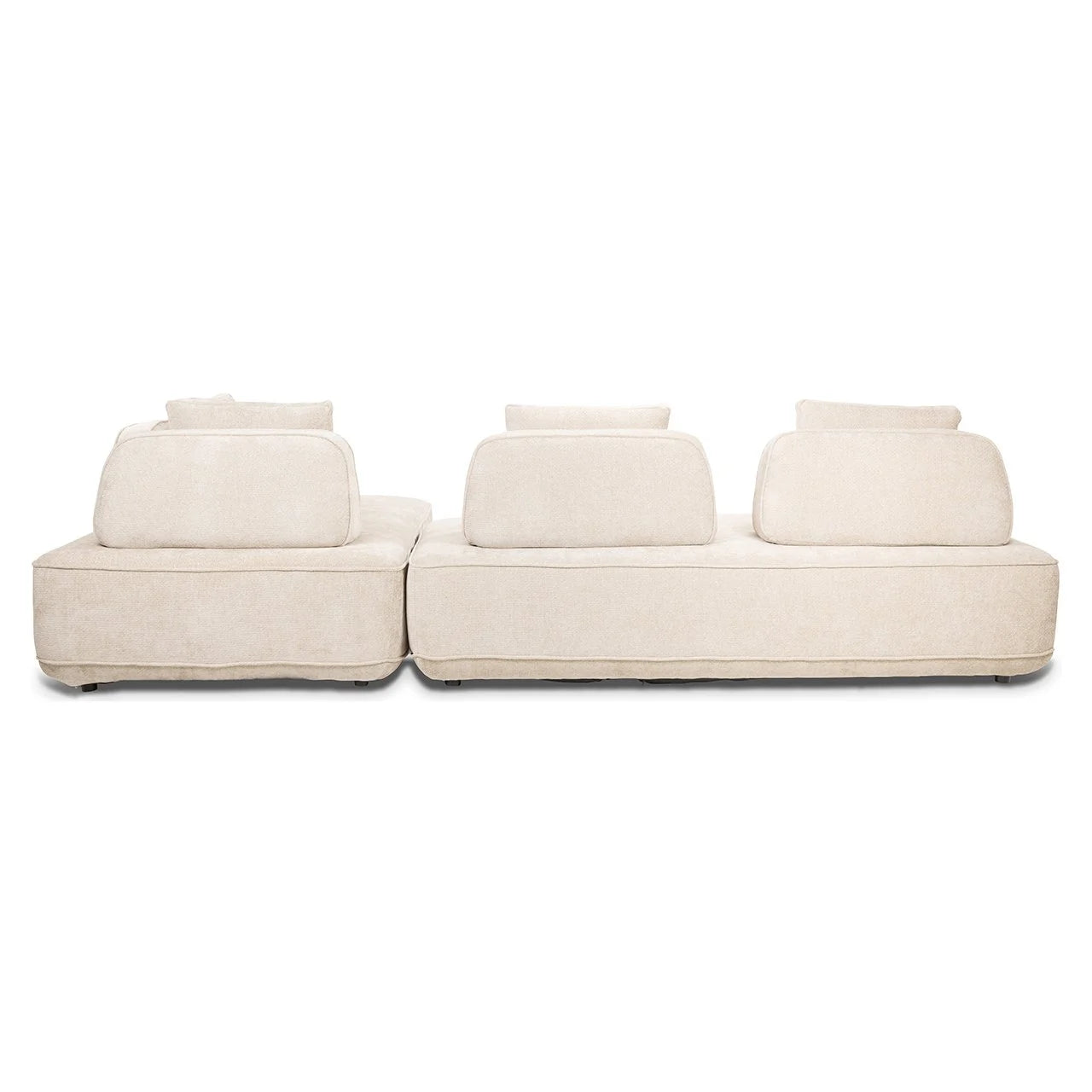 Dīvāns Tudor ar noņemamu atzveltni Richmond Interiors 80/318/205 cm Unicorn 11 cream - N1 Home