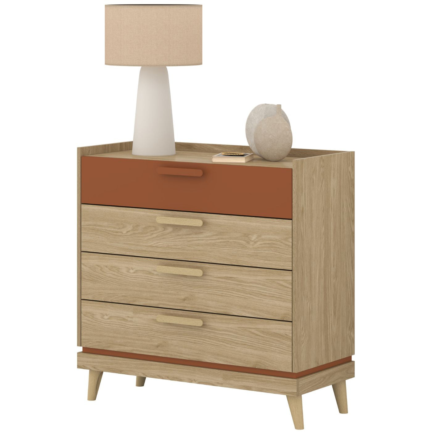 Kumode Skanija 90/90/40 cm ozols - N1 Home