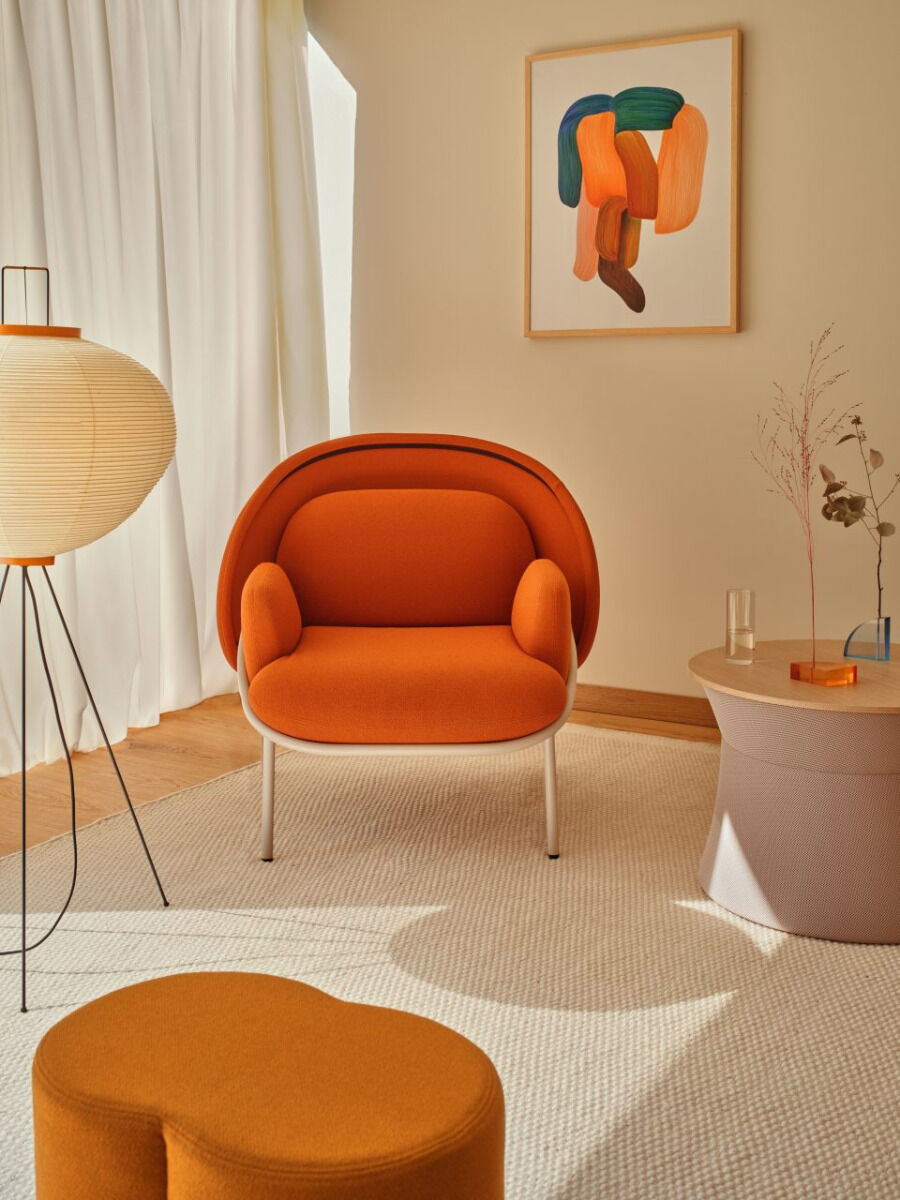 Krēsls Merd S 91/81/90 cm tumši zils /dažādas polsterējuma krāsas - N1 Home