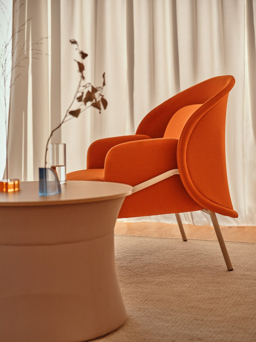 Krēsls Merd L 100/81/121 cm tumši pelēks/dažādas polsterējuma krāsas - N1 Home