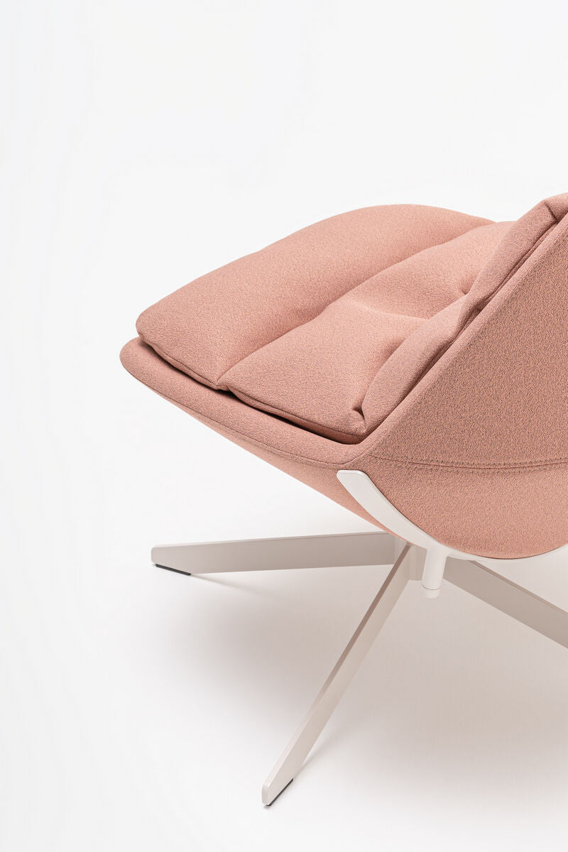 Krēsls Fafn 69/81/88 cm rozā/dažādas polsterējuma krāsas - N1 Home