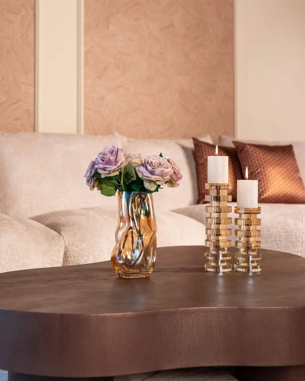 Svečturis Cira large Richmond Interiors 29,5/9/9 cm bēšs - N1 Home