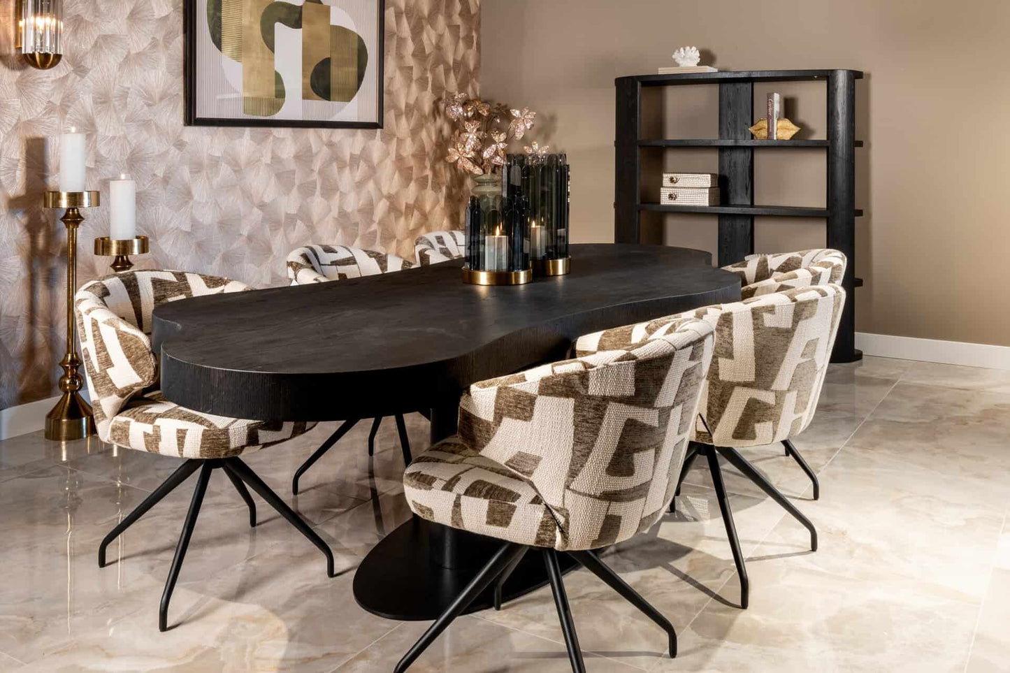Galds Bogor Richmond Interiors 225;260/76/115 cm dark coffee