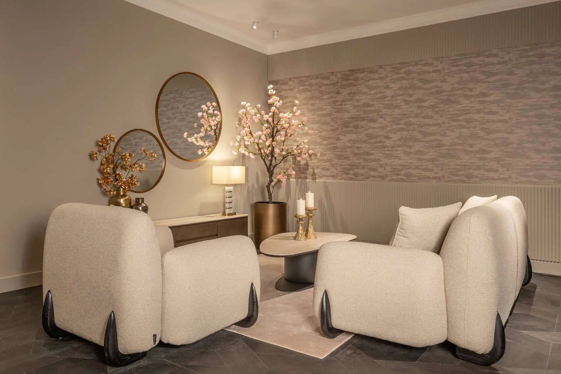 Kafijas galds Ritz beige Richmond Interiors 38/140/75 cm bēšš - N1 Home