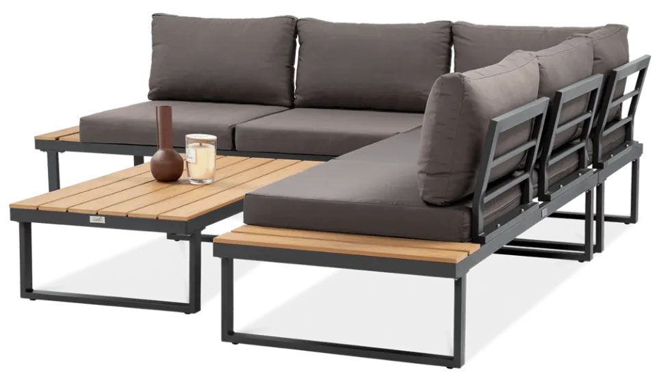 Dārza komplekts Emers tumši pelēks - N1 Home