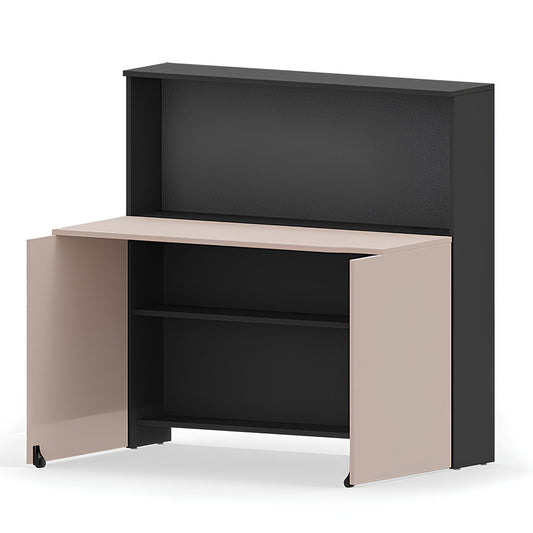 Galds Startius-S 100; 120/27/120 cm pelēks/bēšs - N1 Home