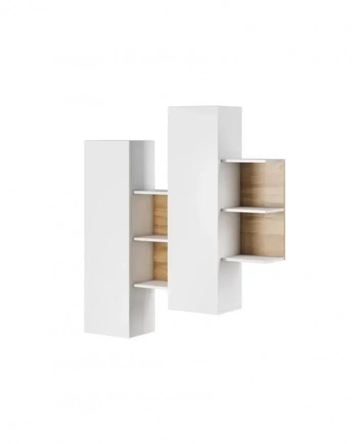 Komplekts Aliva 190/48/44 cm cm balts/ozols - N1 Home