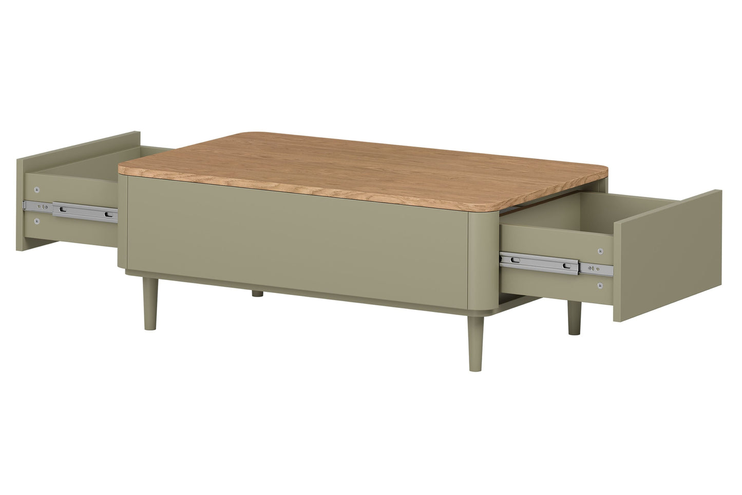 Kafijas galds 100/38/60 cm Eikalipts / Baltijas kāpu ozols - N1 Home