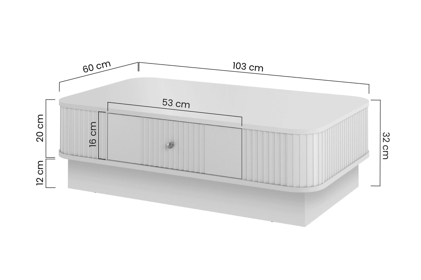 Kafijas galdiņš Vespa 103/32/60 cm melns/zelts - N1 Home