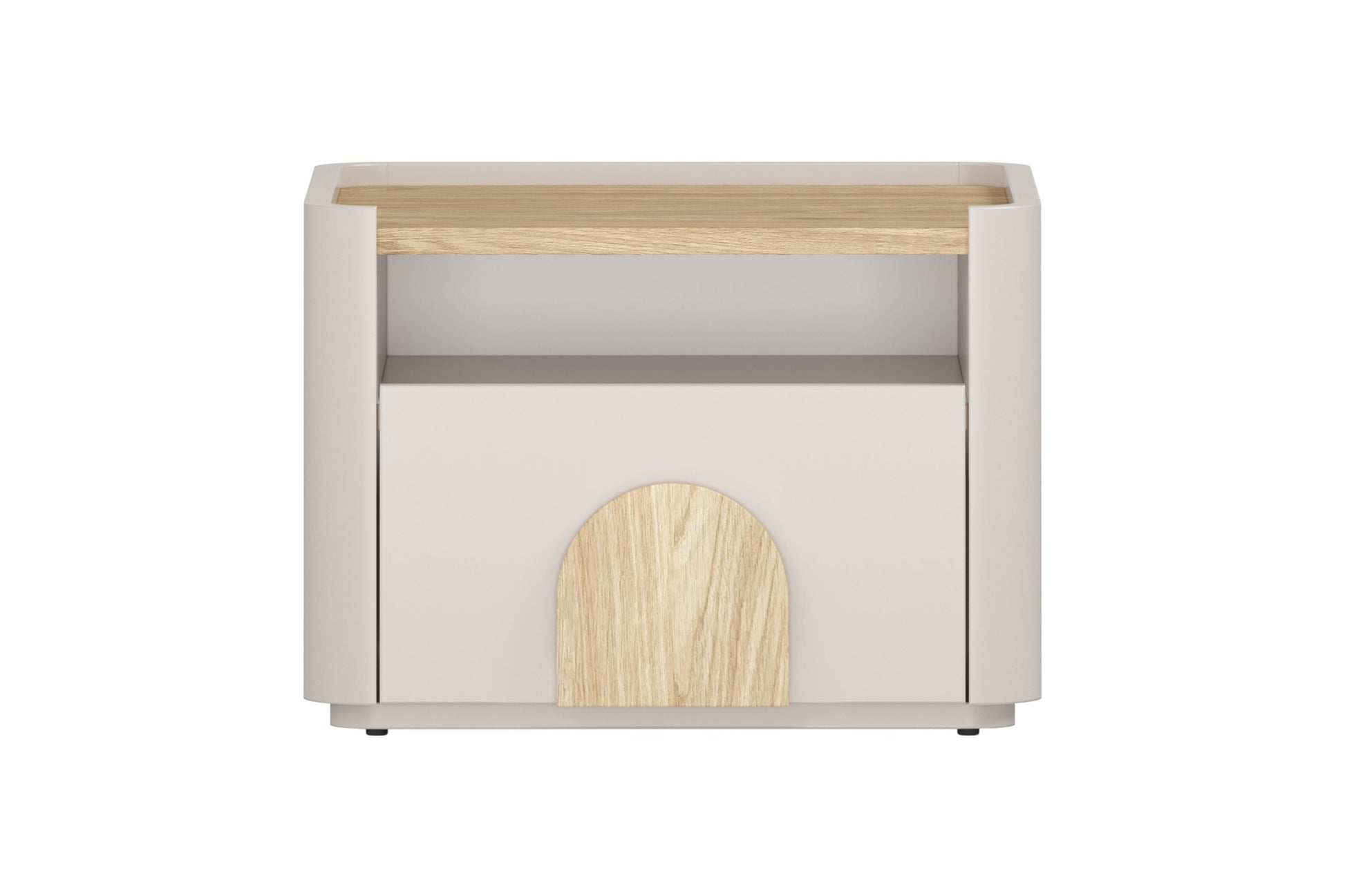 Naktsgaldiņš Amil 48/35.5/48 cm Kašmirs / Eļļots ozols / Gaišs ozols - N1 Home