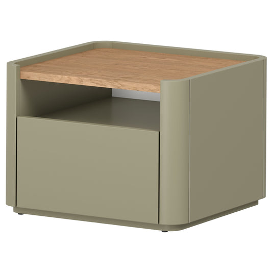 Naktsskapītis Elva 48/35.5/48 cm Eikalipts / Baltijas kāpu ozols - N1 Home