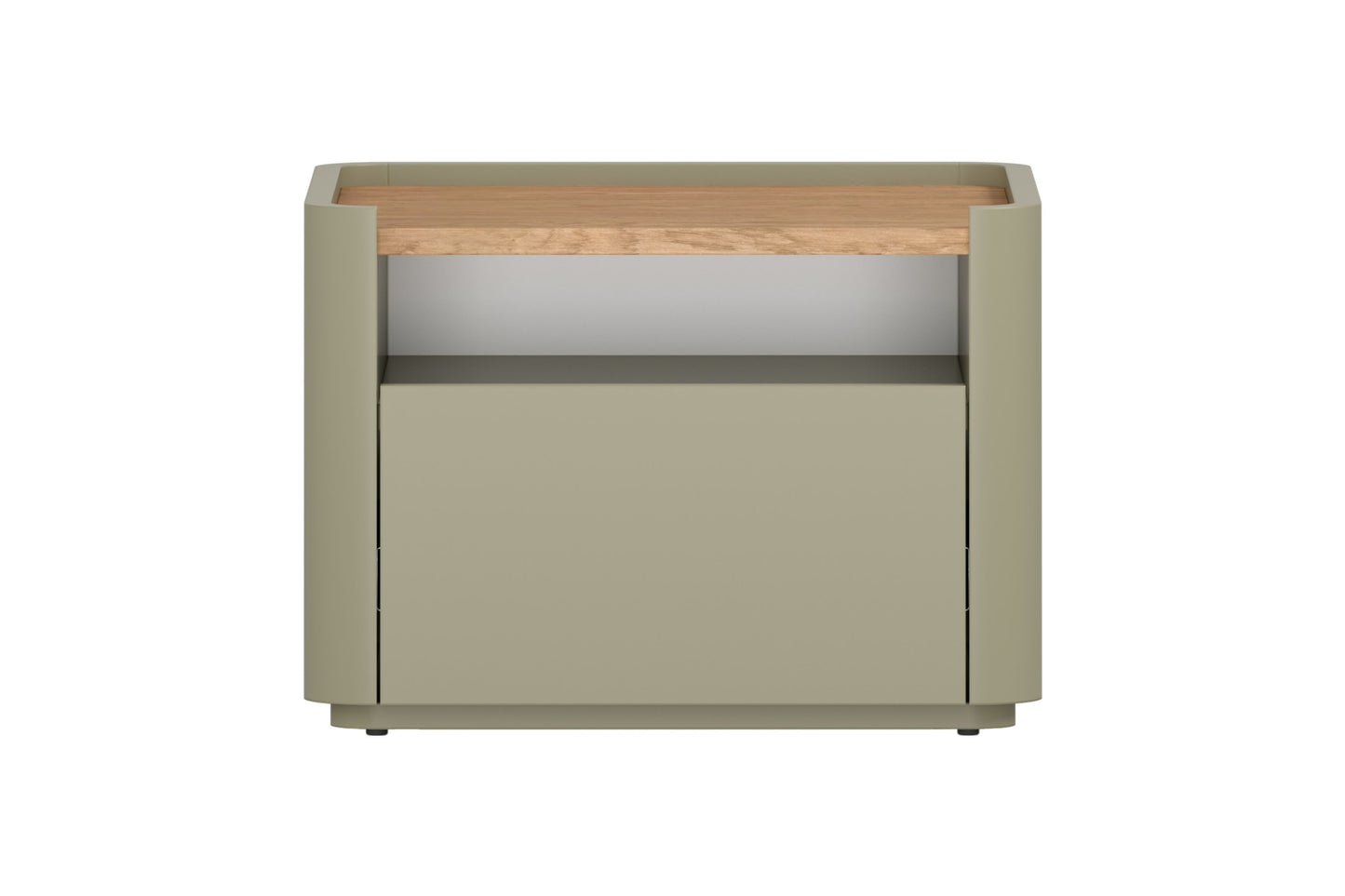 Naktsskapītis Elva 48/35.5/48 cm Eikalipts / Baltijas kāpu ozols - N1 Home