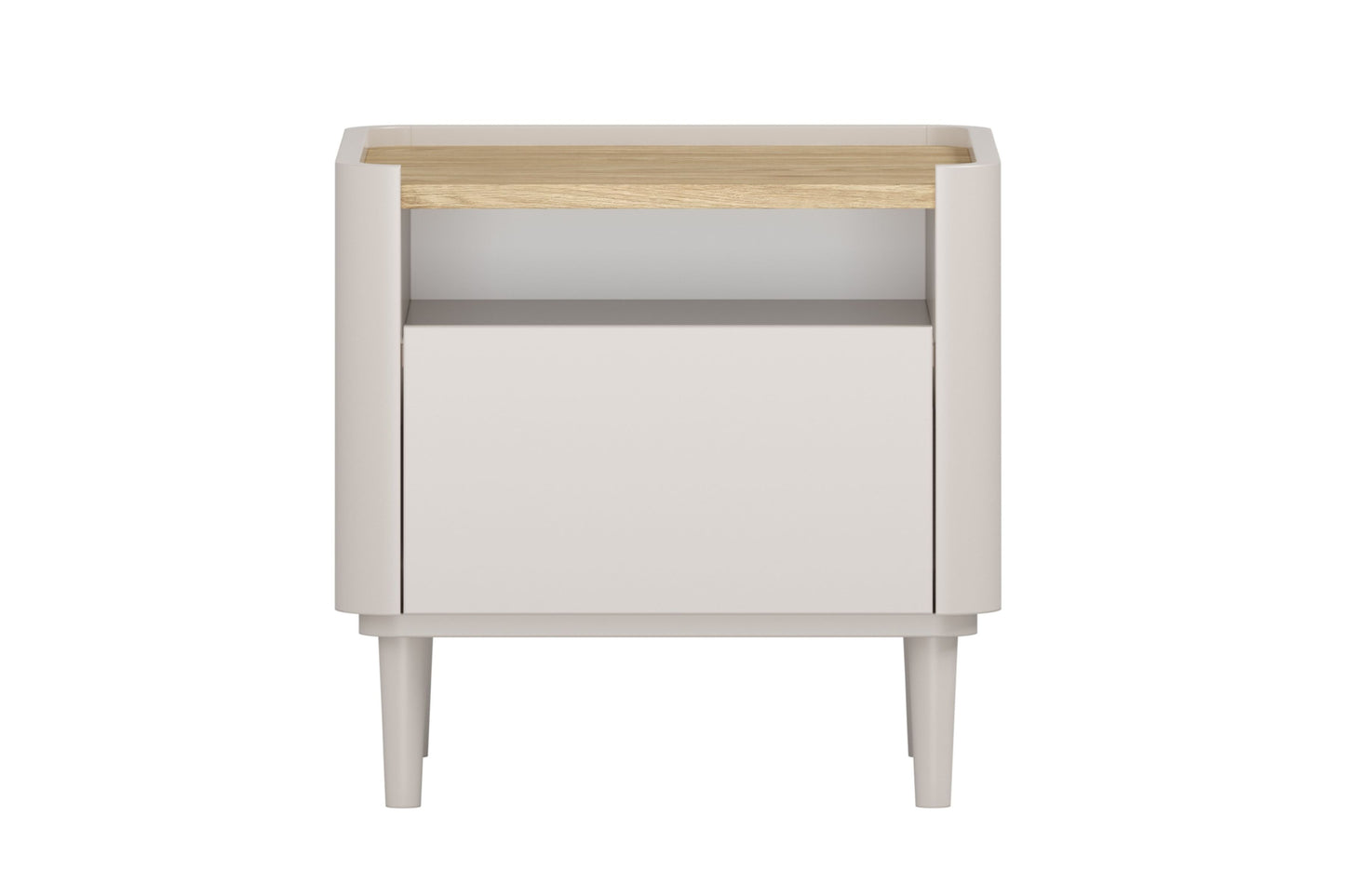 Naktsskapītis Elva 48/48/48 cm Kašmirs / Eļļots ozols - N1 Home