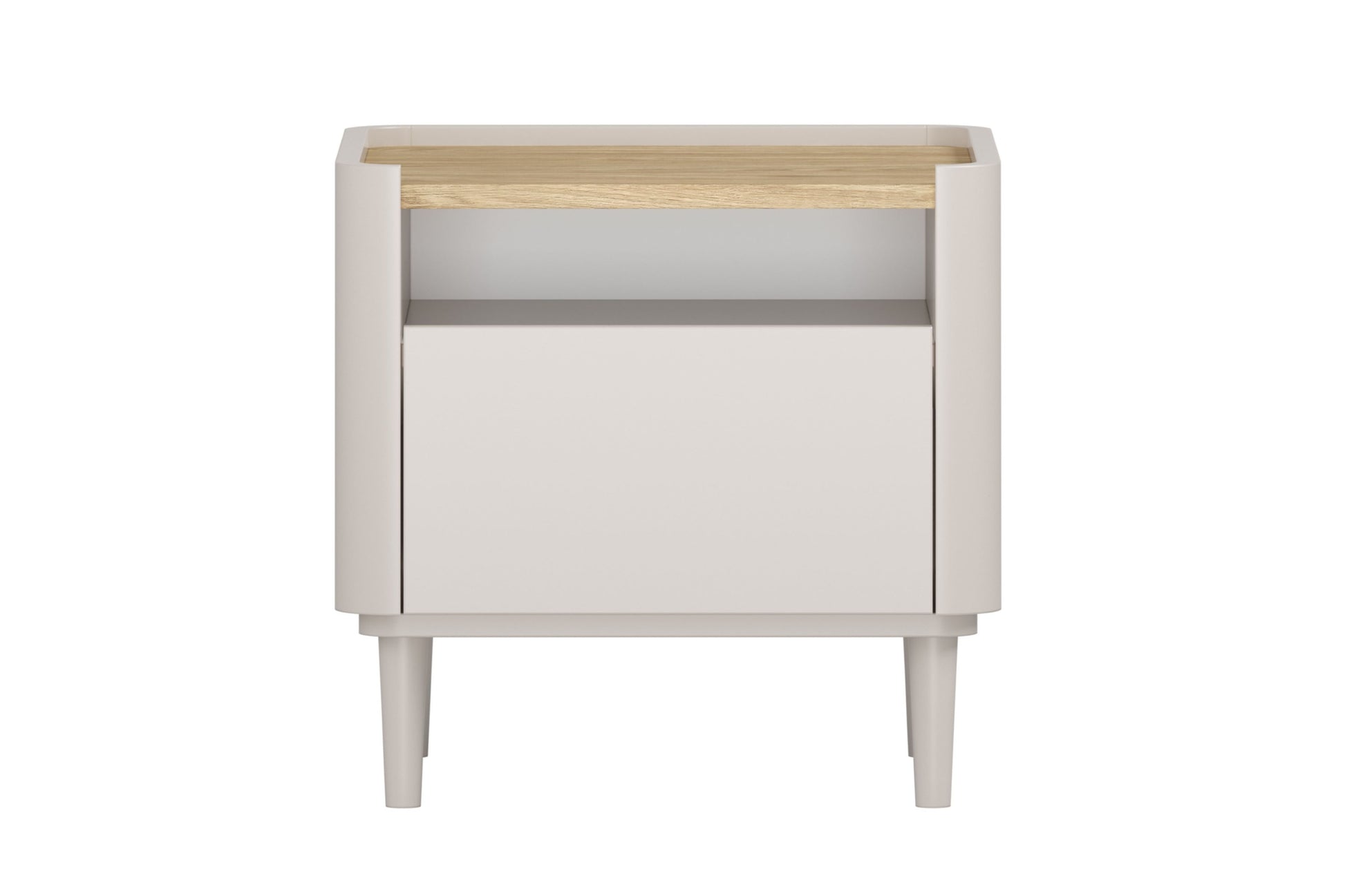 Naktsskapītis Elva 48/48/48 cm Kašmirs / Eļļots ozols - N1 Home