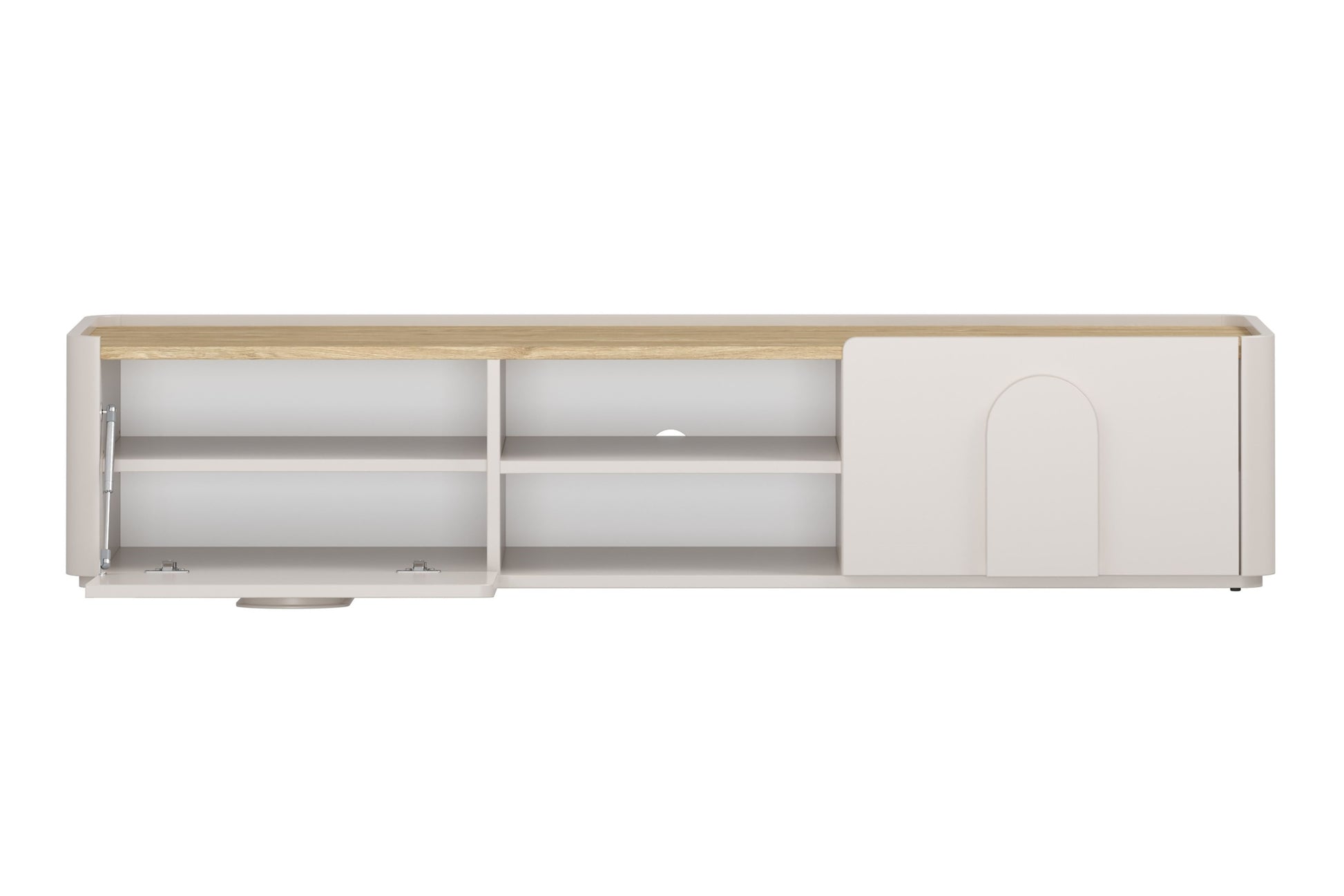 TV skapis Amil 170/35.5/48 cm Kašmirs/Eļļots ozols - N1 Home
