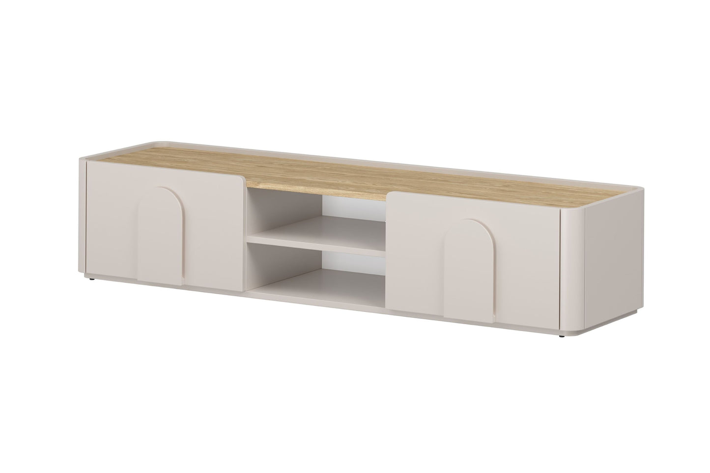 TV skapis Amil 170/35.5/48 cm Kašmirs/Eļļots ozols - N1 Home