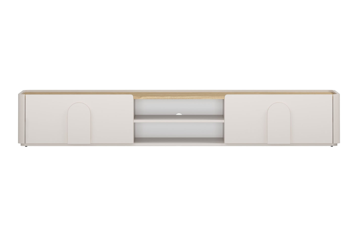 TV skapis Amil 220/35.5/48 cm Kašmirs / Eļļots ozols - N1 Home