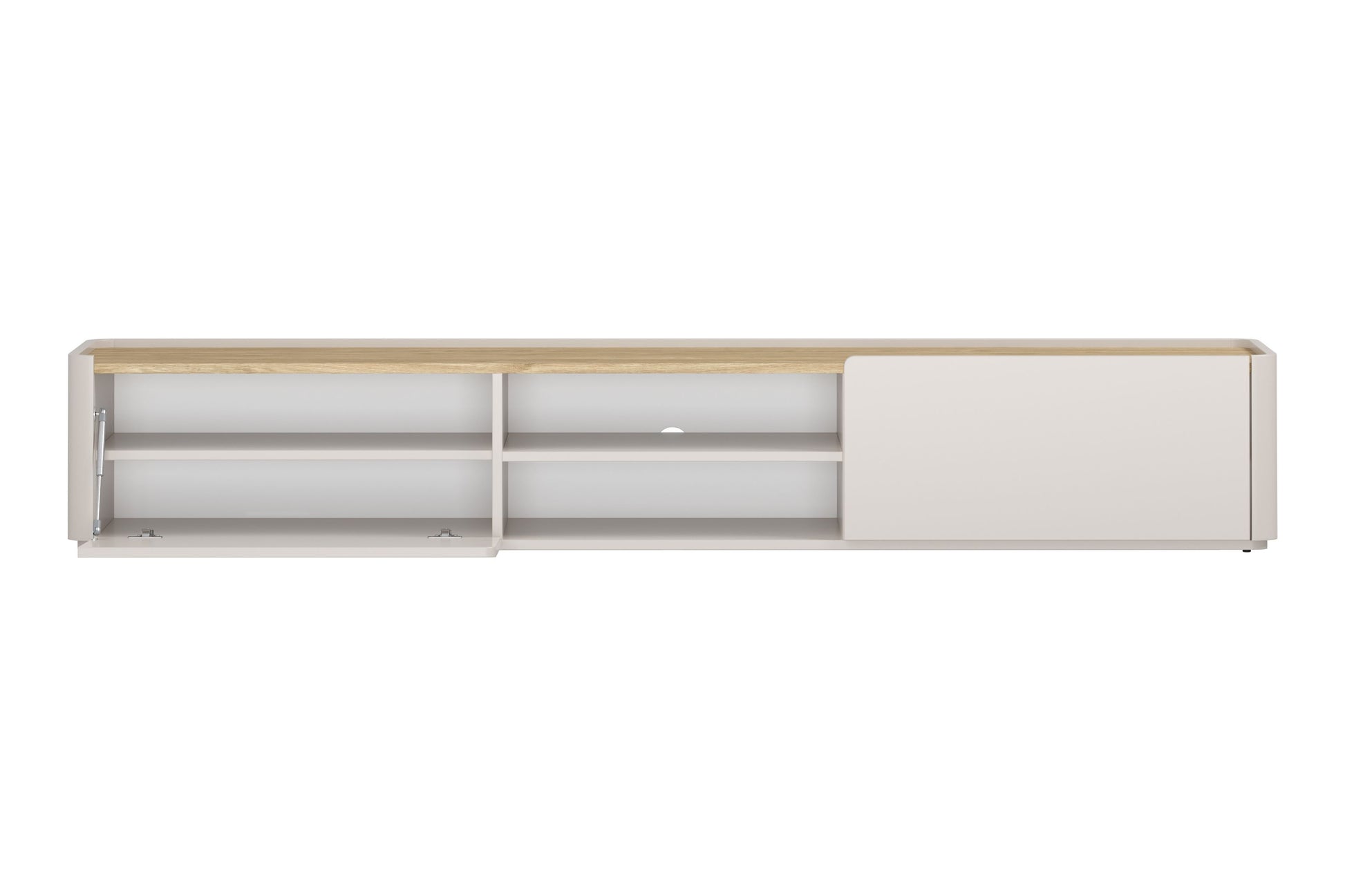TV skapis Elva 220/35.5/48 Kašmirs / Eļļots ozols - N1 Home