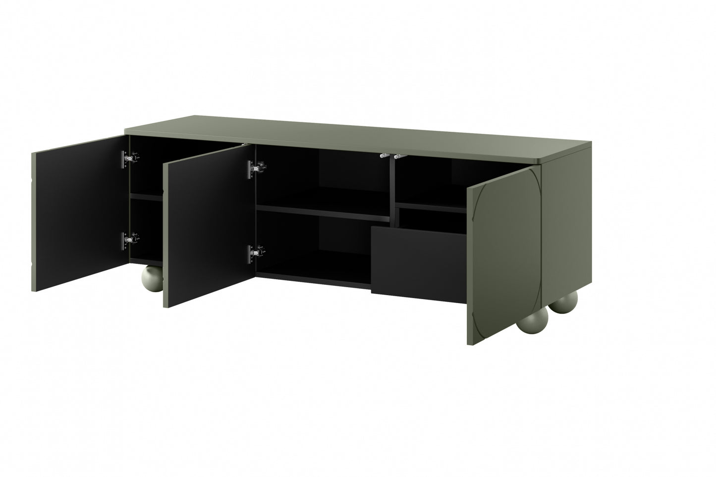 Kumode RTV BARI II ar atvilktni 150/57/45 olives - N1 Home