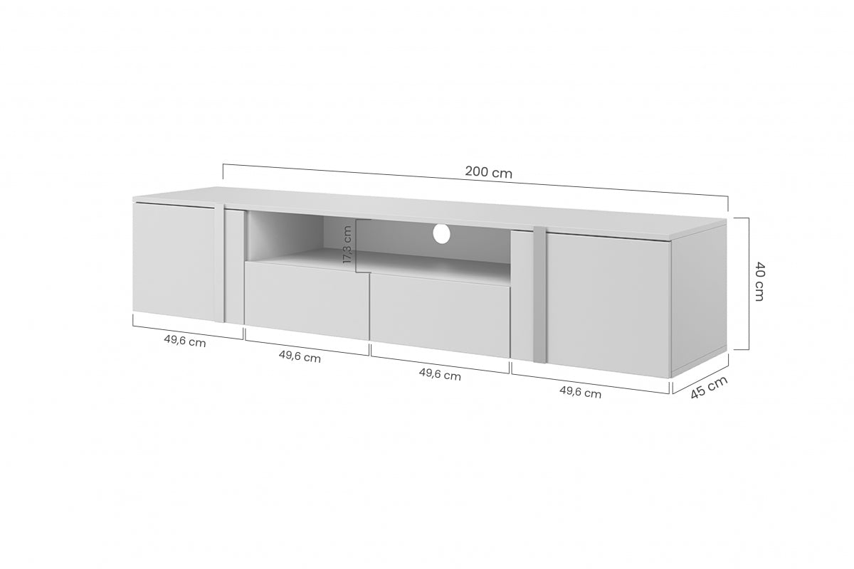 Kumode RTV  VECA 200/40/45 zelts/ dabīgs - N1 Home