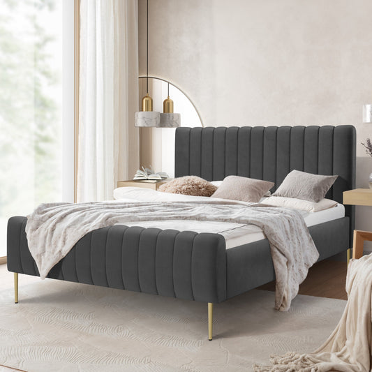 Gulta Austin zelta  kājas 120; 140; 160; 180/200 cm Salvador (SIC) 15 - N1 Home