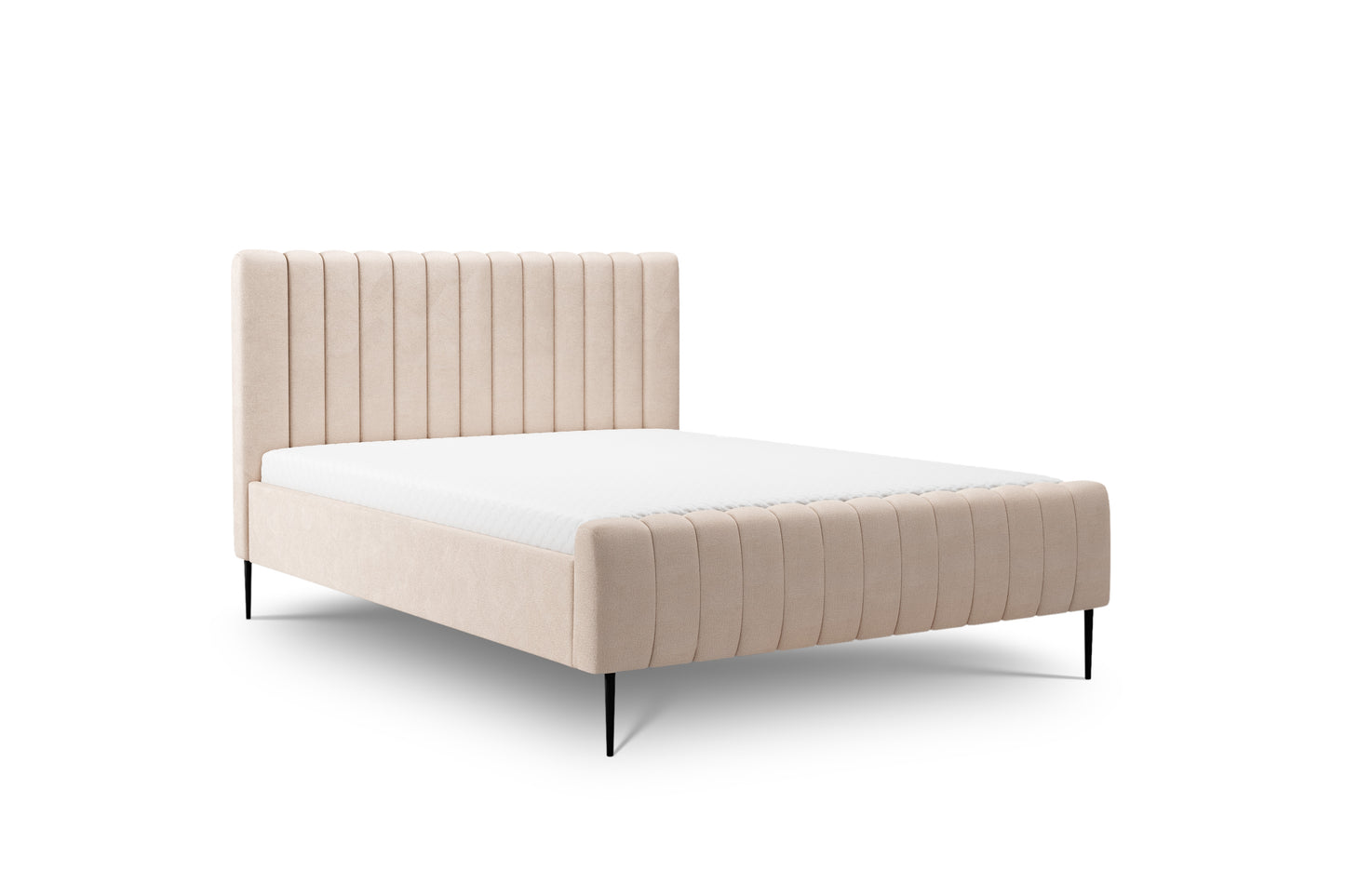 Gulta Austin melnas kājas 120; 140; 160; 180/200 cm Salvador (SIC) 2 - N1 Home