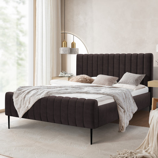 Gulta Austin melnas kājas 120; 140; 160; 180/200 cm Salvador (SIC) 4 - N1 Home