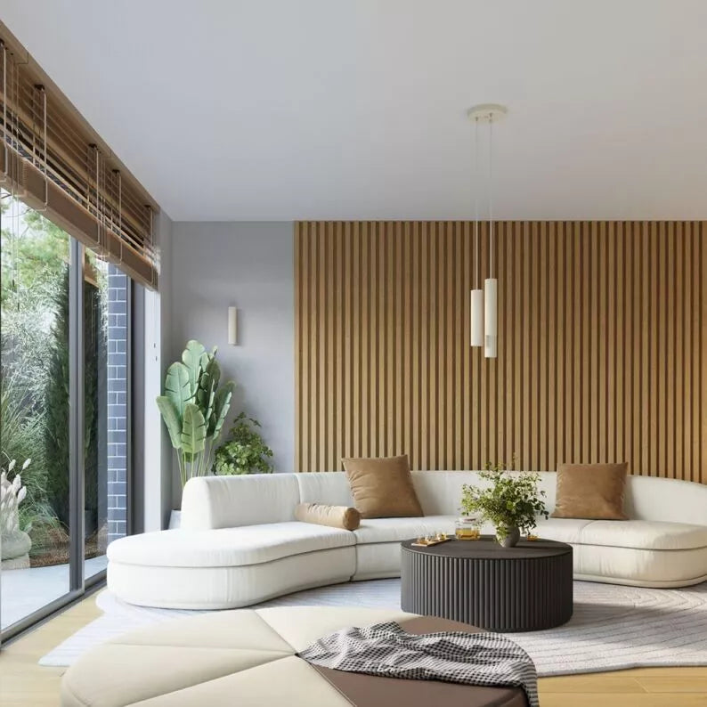 BONKAR x3 bēša piekaramā lampa uz apaļas griestu oderes - N1 Home