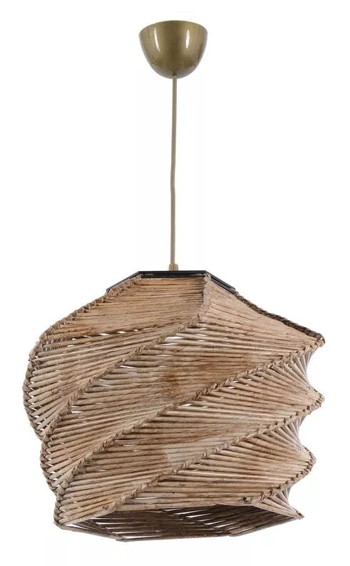 PRELLEIM Piekaramā lampa, diametrs 32 cm, bambusa abažūrs - N1 Home