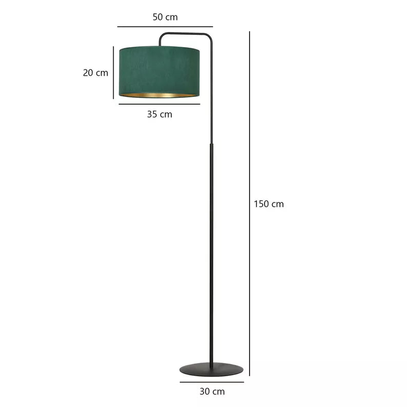 LIDHA Stāvlampa 150 cm zaļa