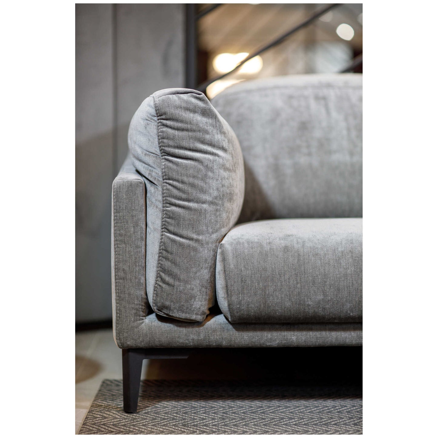 Dīvāns Tivoli Befame 310/117/103 cm pelēks - N1 Home