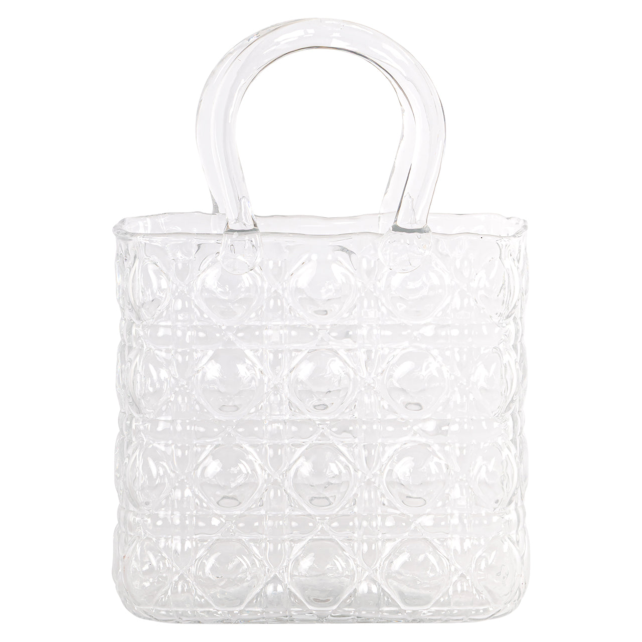 Vāze Richmond Interiors Ginny 28/20/20 cm caurspīdīga - N1 Home