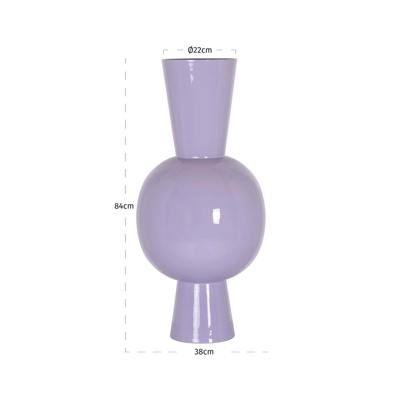 Vāze Arline Richmond Interiors 38/38/84 cm  lavender