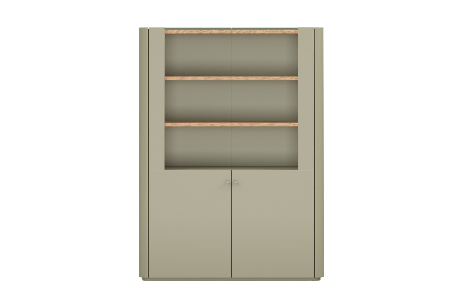 Vitrīna Elva 100/137,5/48 cm Eikalipts / Baltijas kāpu ozols - N1 Home