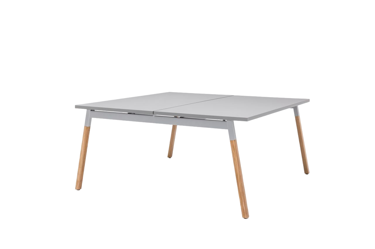 Galds Rino 100/121/74 cm pelēks - N1 Home