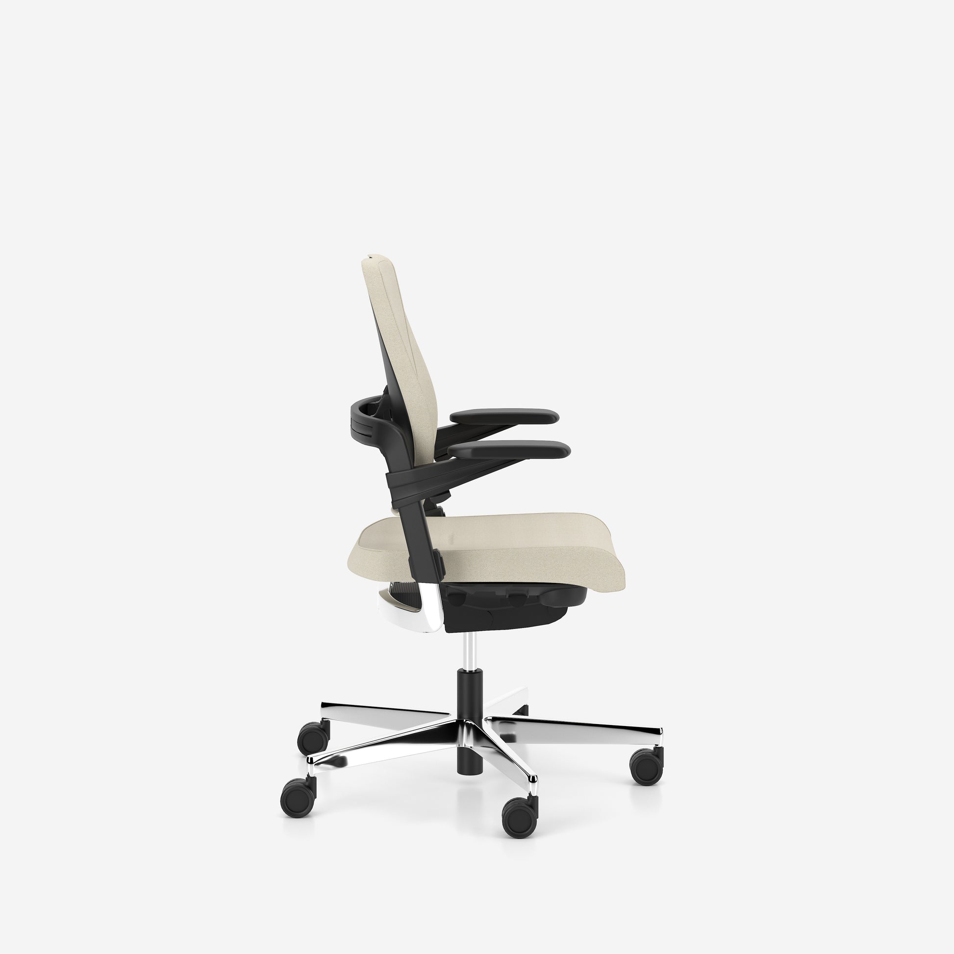 Krēsls Xila  940-1180/400-525 mm melns/krēms - N1 Home