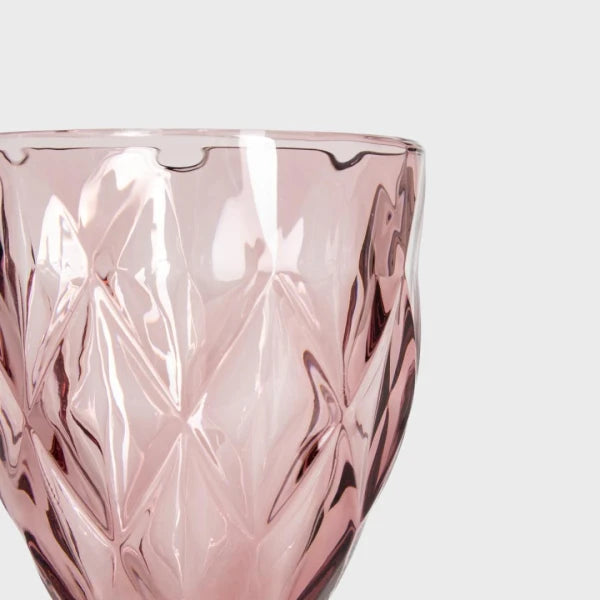 Vīna glāžu komplekts Luns 340 ml rozā - N1 Home