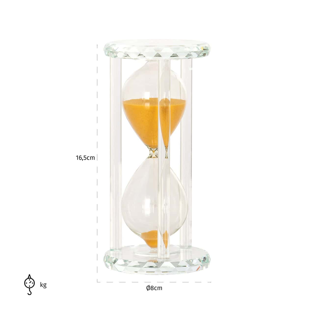 Dekoratīvs priekšmets Zinia Richmond Interiors 16/8/8 cm dzelts